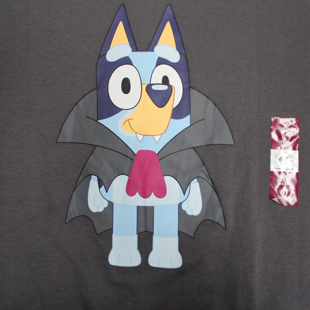 NWT Men's Small 34 - 36 Bluey Vampire Long Sleeve Lightweight Sweatshirt